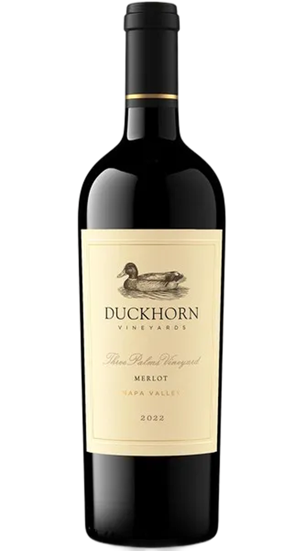 2022 Duckhorn vineyards three palms merlot