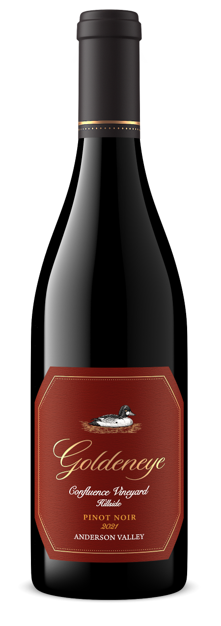 2021 Goldeneye Anderson Valley Pinot Noir Confluence Vineyard - Hillside