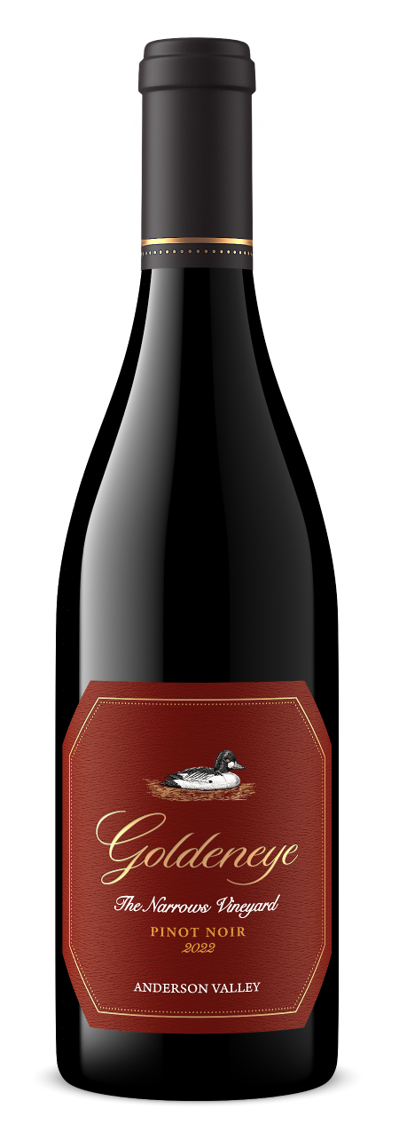 2022 Goldeneye Anderson Valley Pinot Noir The Narrows Vineyard